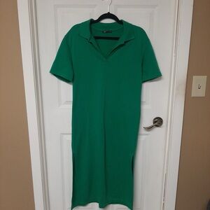 Green Polo Dress